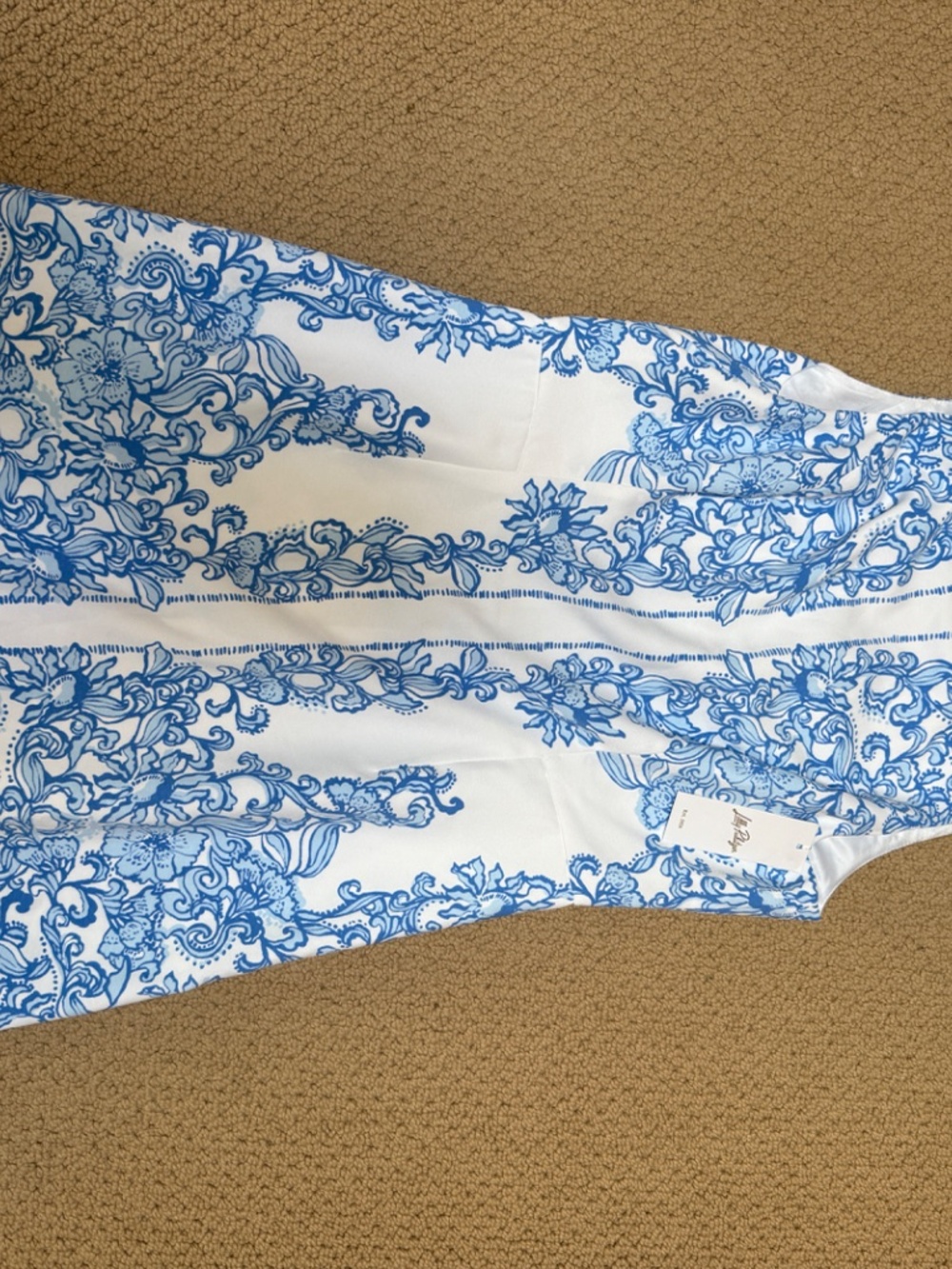 NWT Lilly Pulitzer Jules Skirted Romper - Size 10 - Resort White Sunny Side Up - Picture 3 of 4